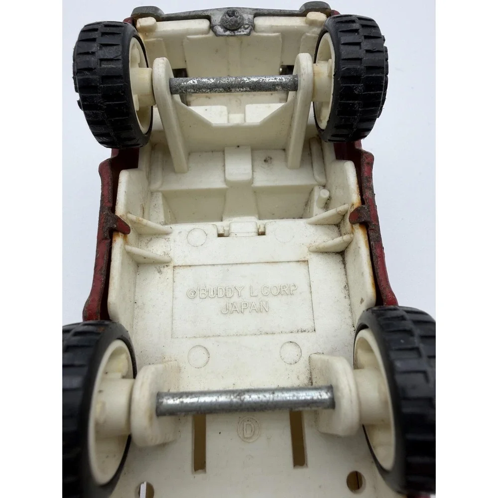 Vintage Buddy L Red Pickup Truck Diecast Toy Japan Mini Vehicle Car Playwear